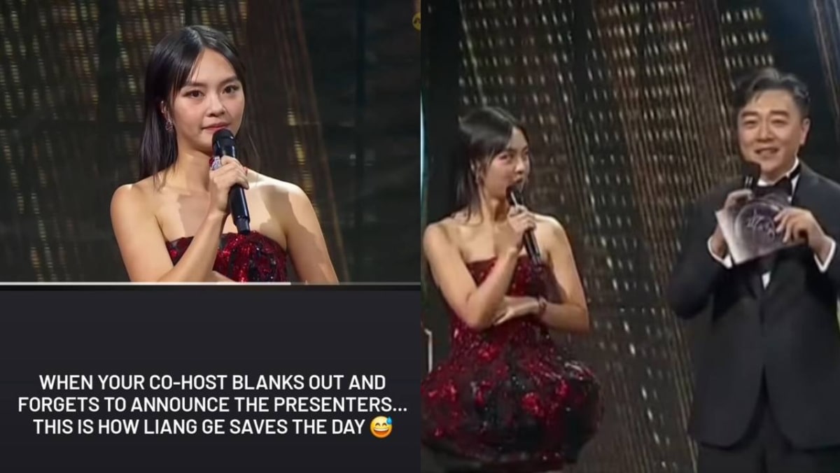 Star Awards 2025: Chantalle Ng thanks fellow host Guo Liang for saving the day when she blanked out on stage